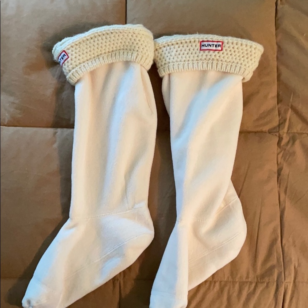 HUNTER BOOT cable knit socks